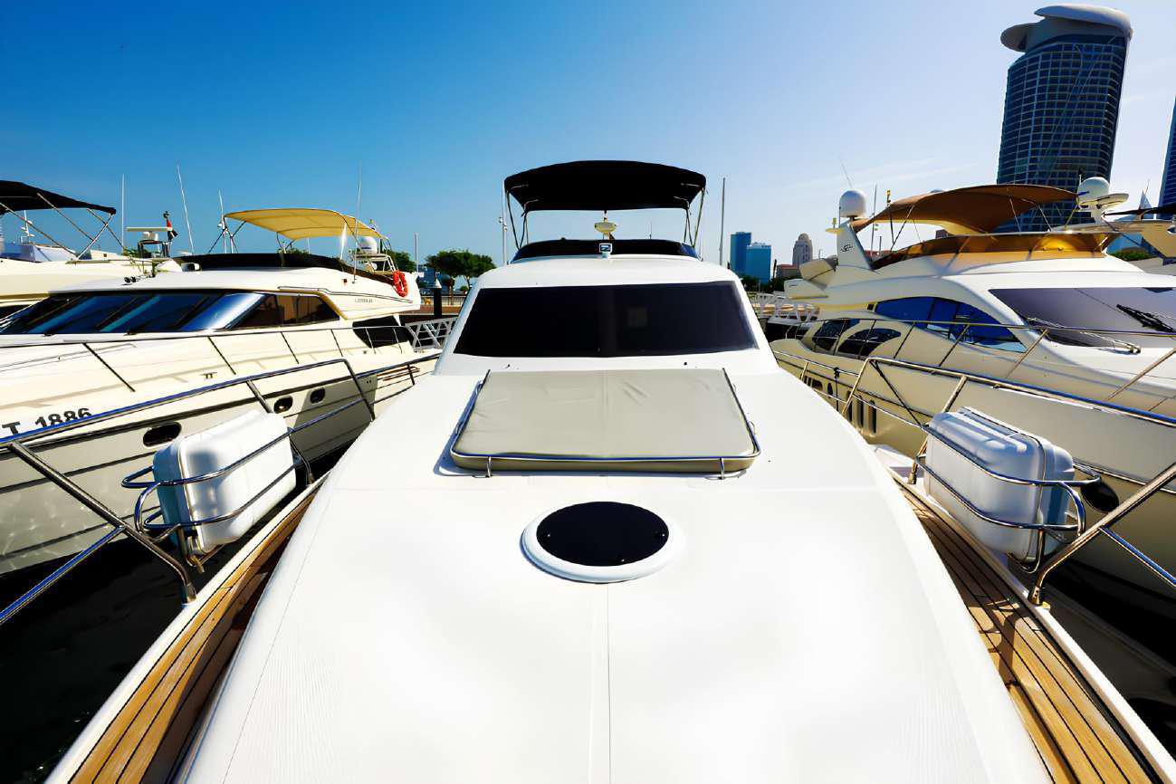 66ft yacht from outside